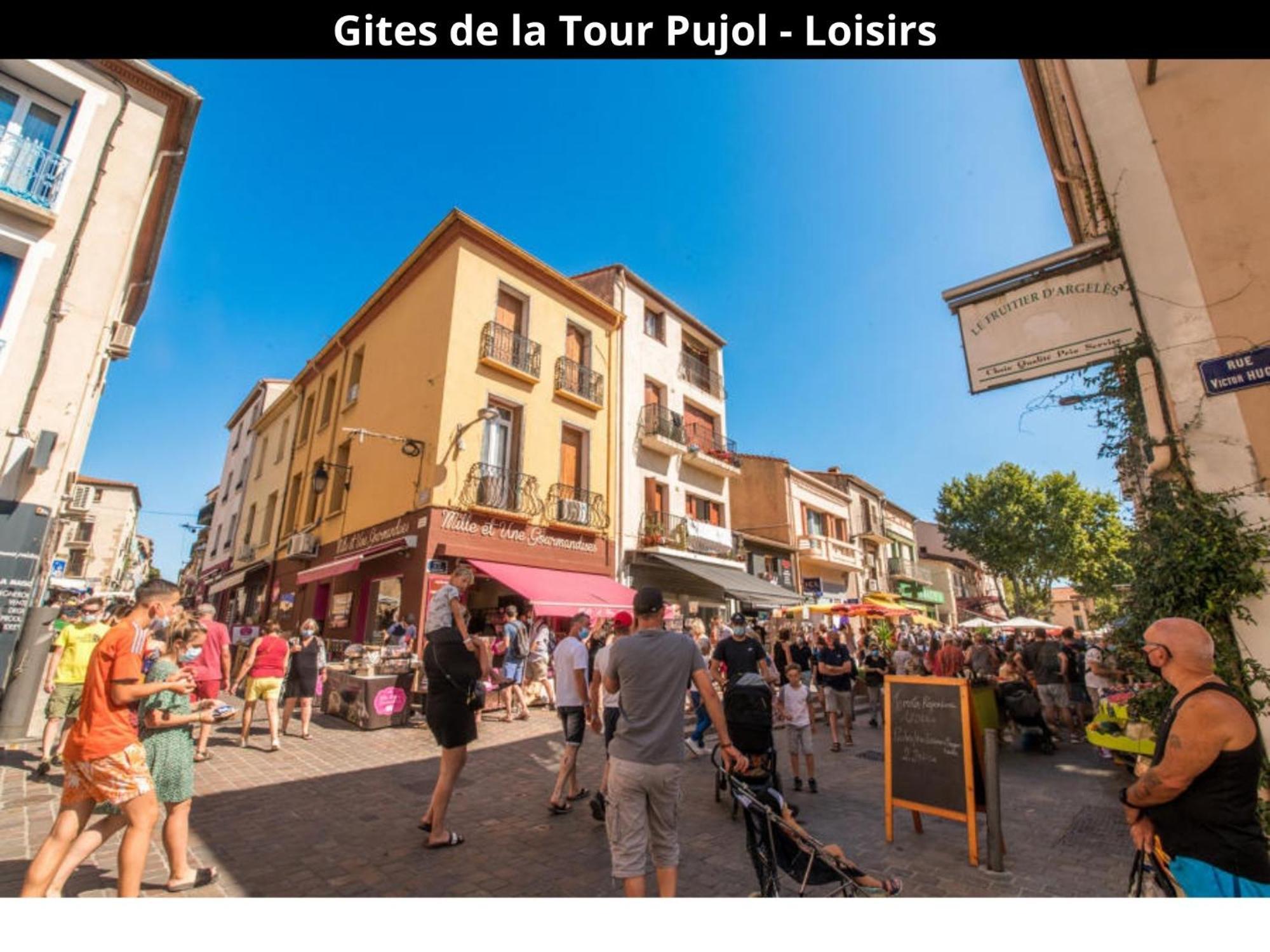 Les Gites De La Tour Pujol Argelès-sur-Mer Kültér fotó