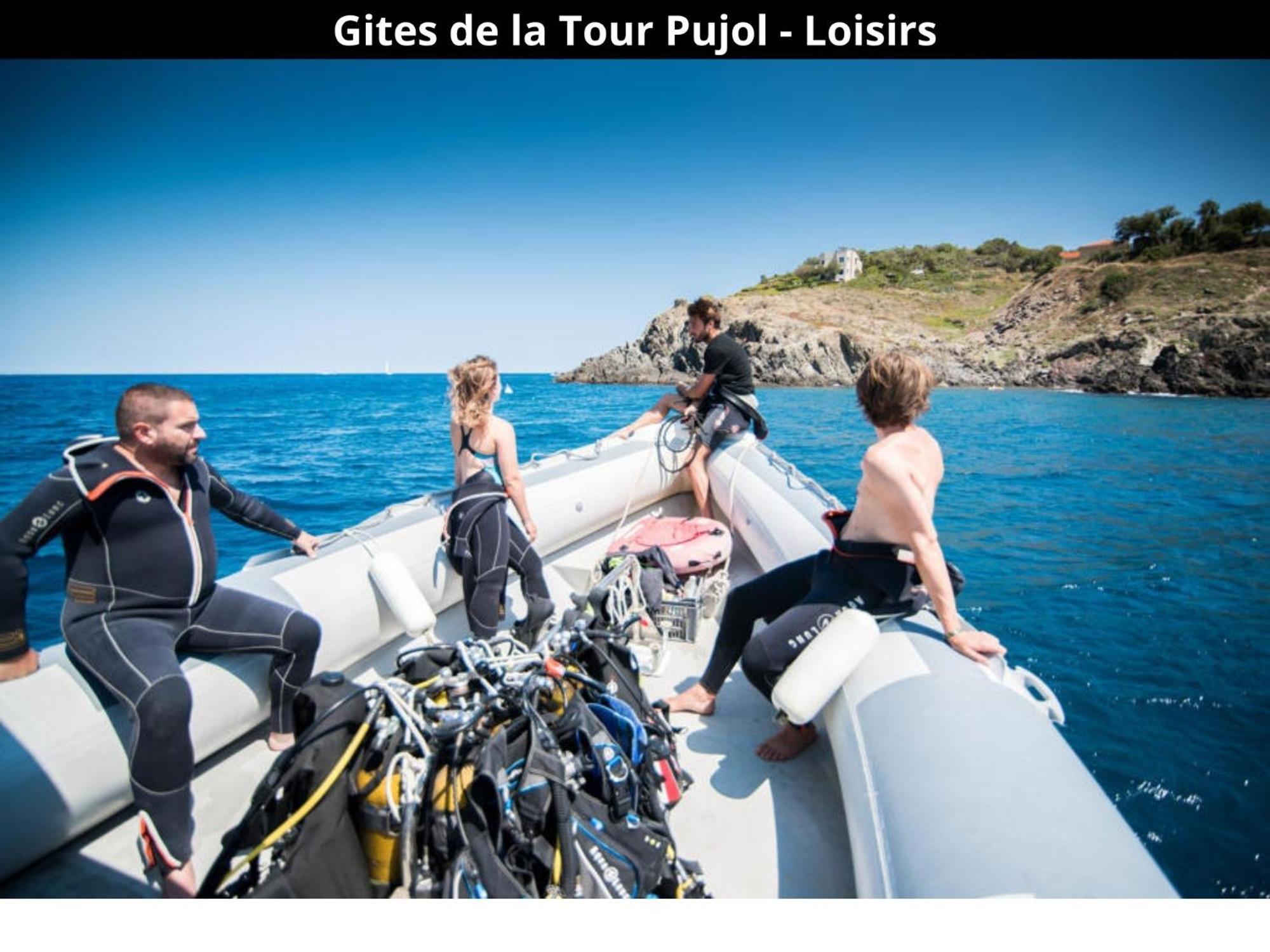 Les Gites De La Tour Pujol Argelès-sur-Mer Kültér fotó