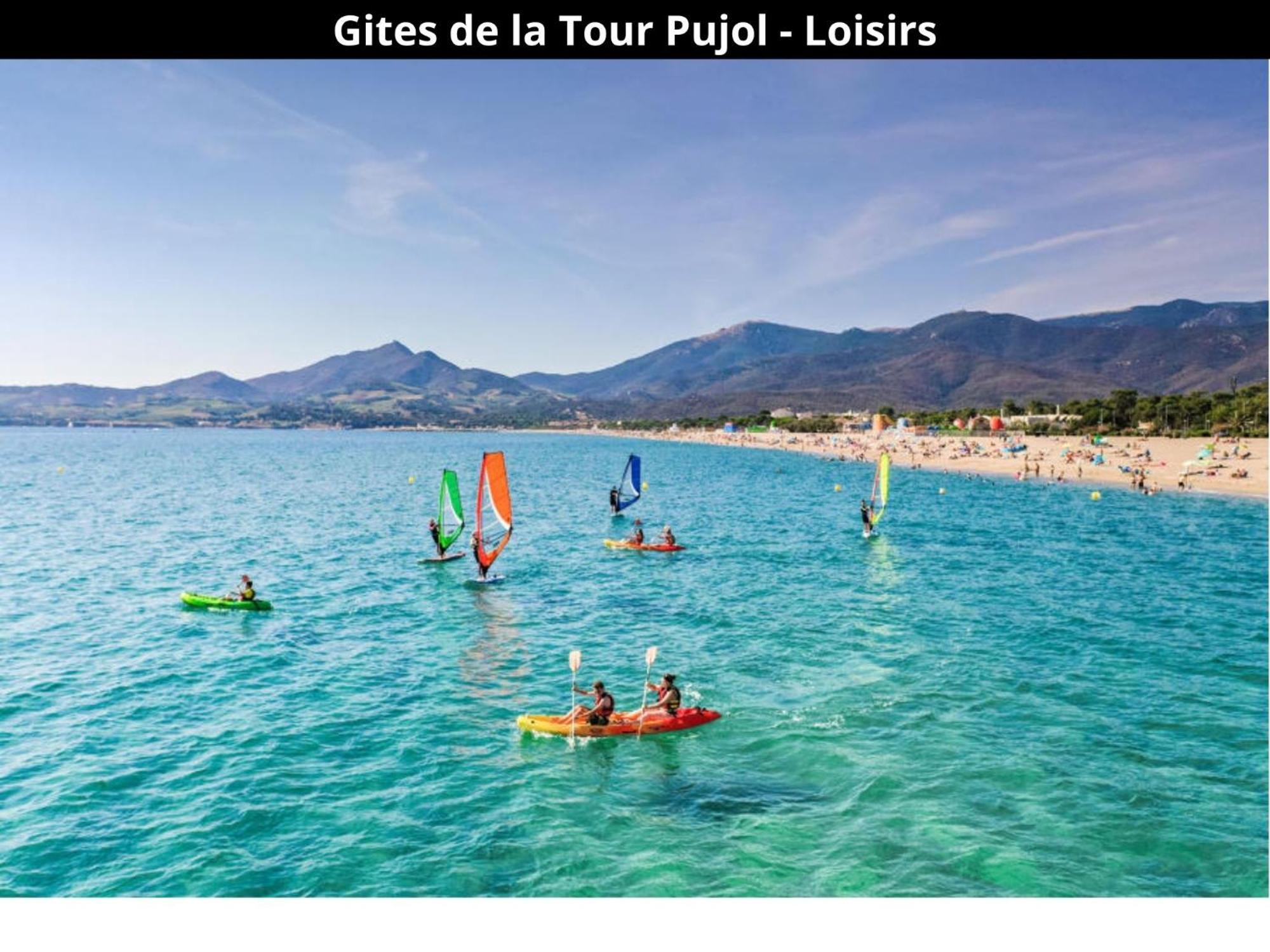 Les Gites De La Tour Pujol Argelès-sur-Mer Kültér fotó