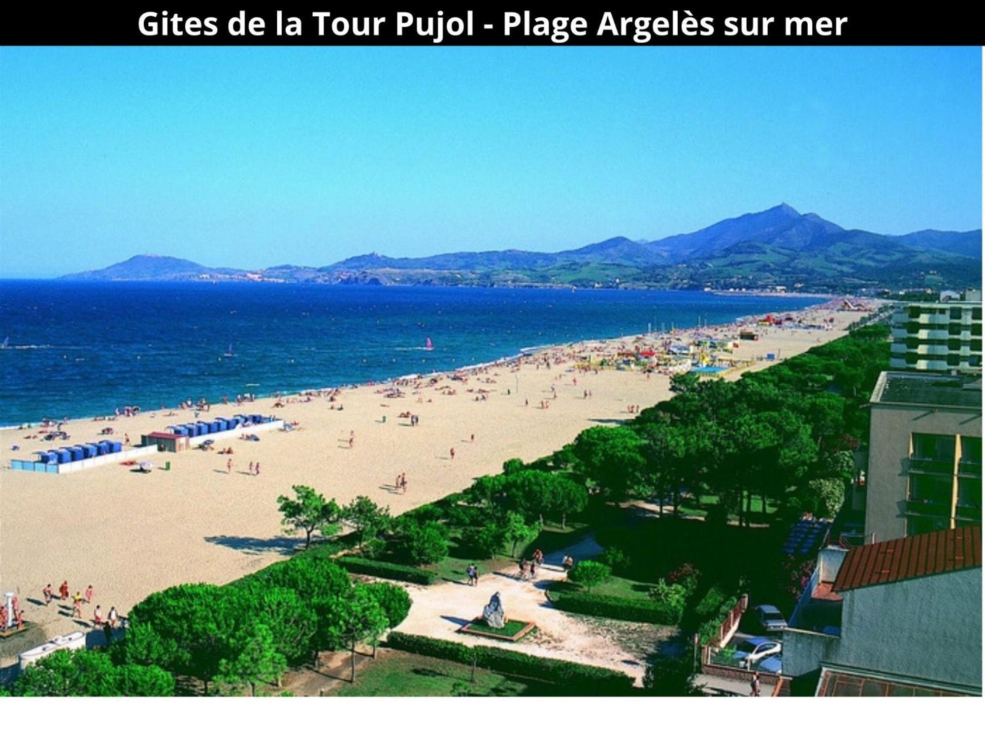 Les Gites De La Tour Pujol Argelès-sur-Mer Kültér fotó