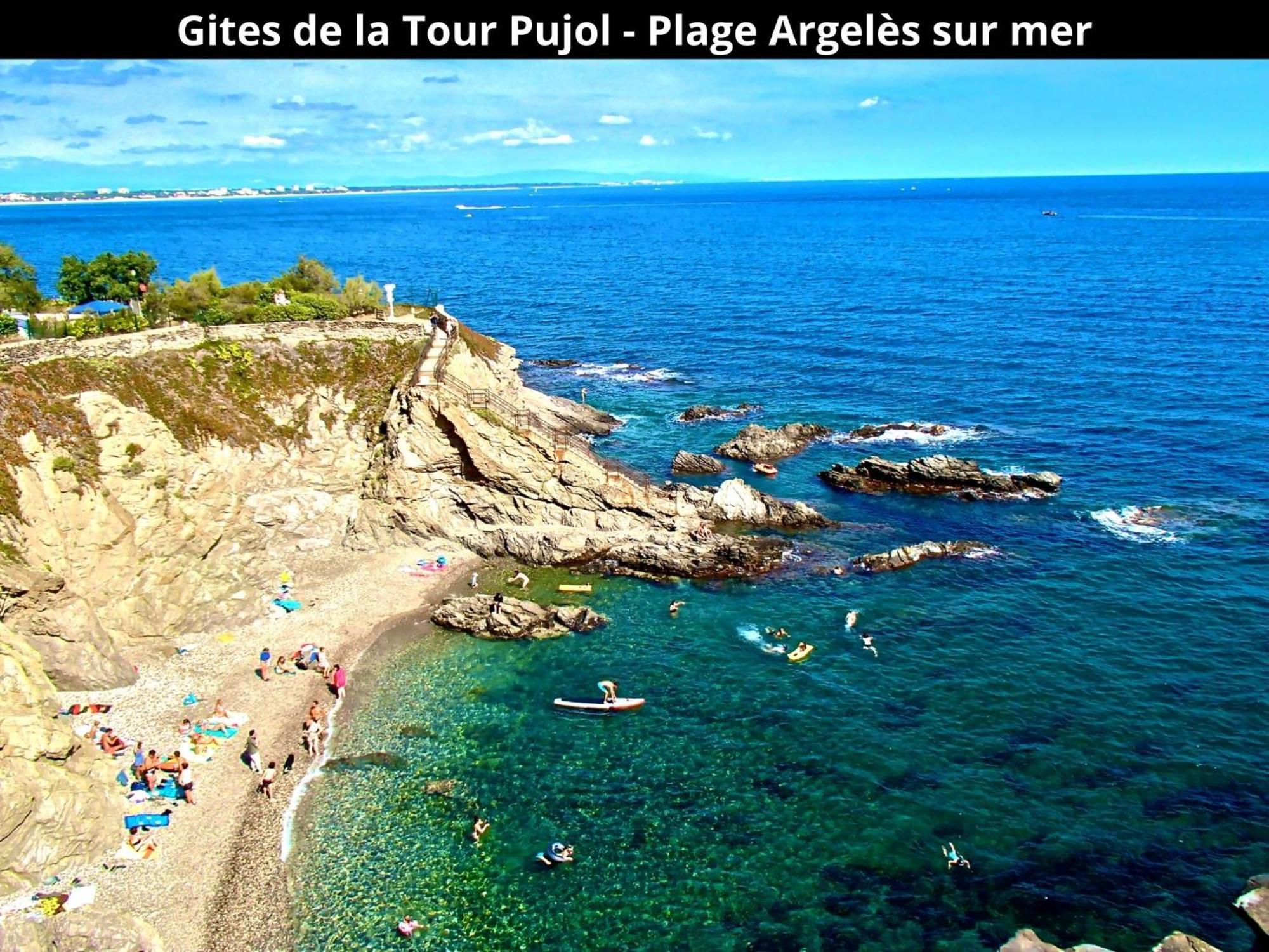 Les Gites De La Tour Pujol Argelès-sur-Mer Kültér fotó